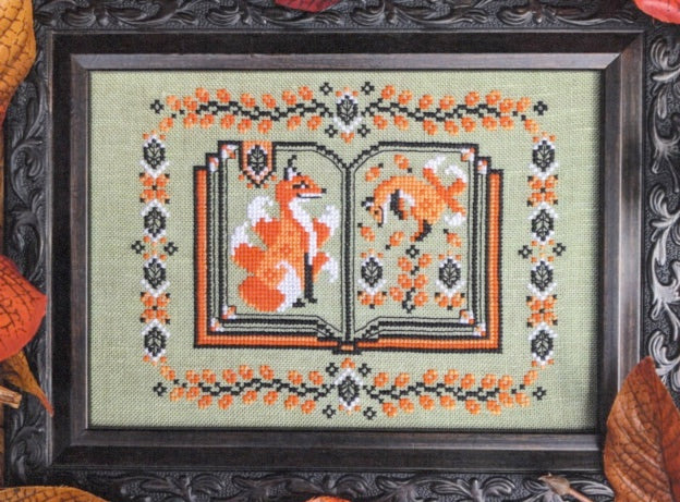 Book of Fox Tales - Haunted Frames - Cross Stitch Pattern