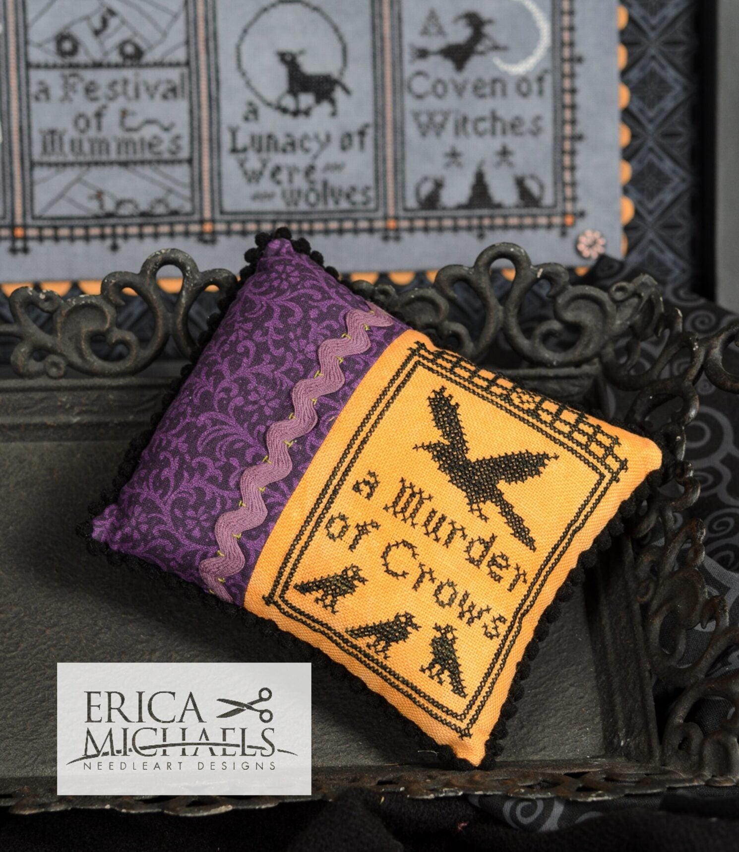 A Frightful Assembly - Erica Michaels Needleart Designs - Cross Stitch Pattern