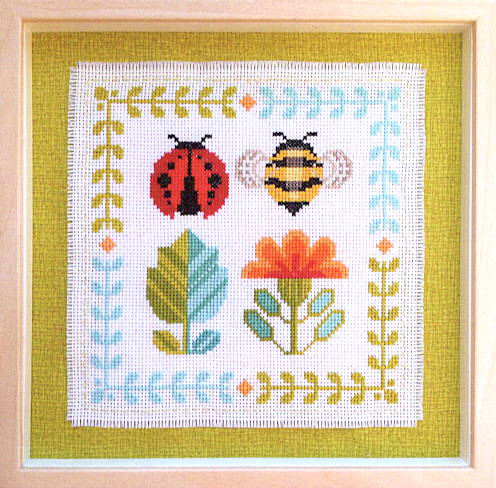 Garden Friends - Robin Pickens Inc - Cross Stitch Pattern