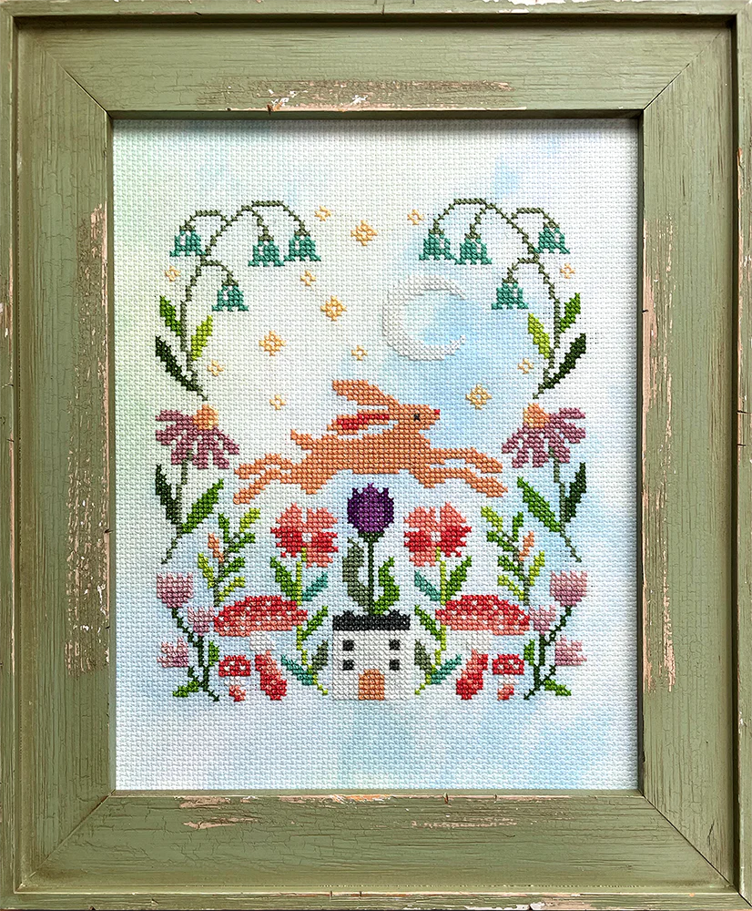 The Garden Hare - Tiny Modernist - Cross Stitch Pattern