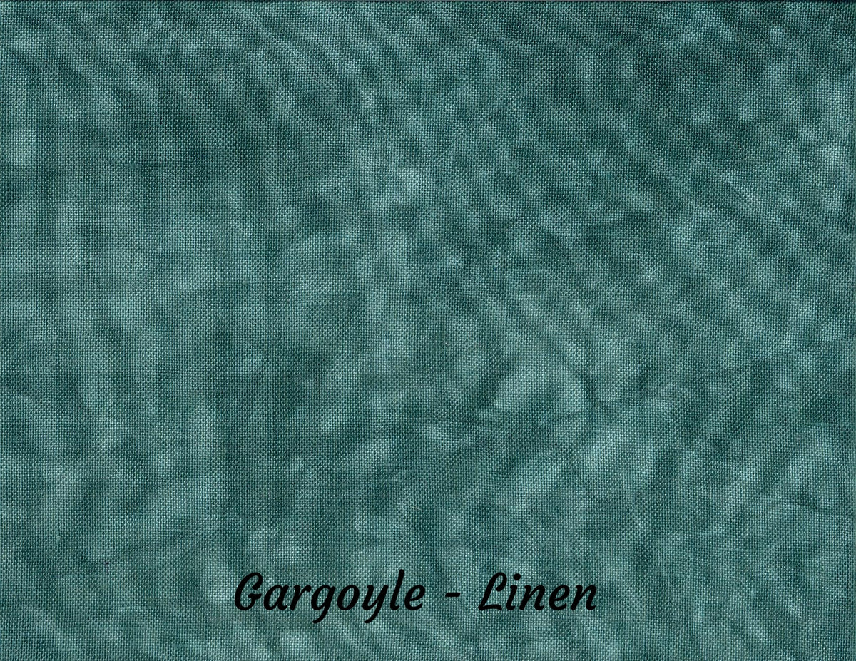 "Gargoyle" Hand Dyed Cross Stitch Fabric - Under the Sea Fabrics