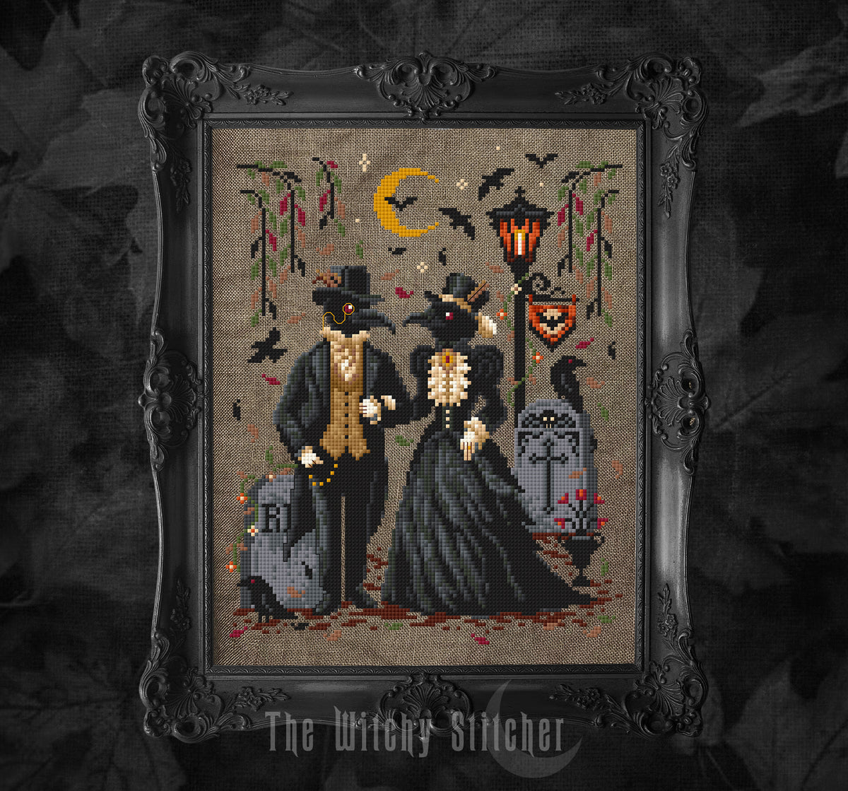 A Graveyard Wander - The Witchy Stitcher - Cross Stitch Pattern