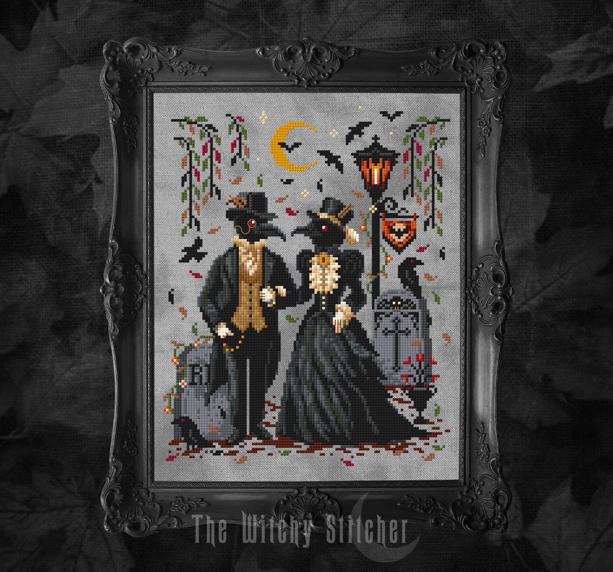 A Graveyard Wander - The Witchy Stitcher - Cross Stitch Pattern