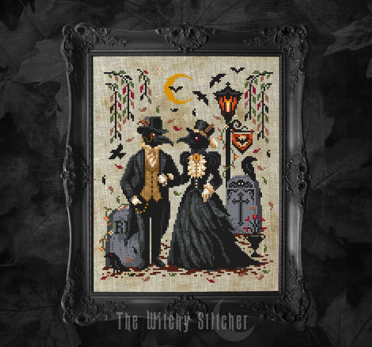 A Graveyard Wander - The Witchy Stitcher - Cross Stitch Pattern
