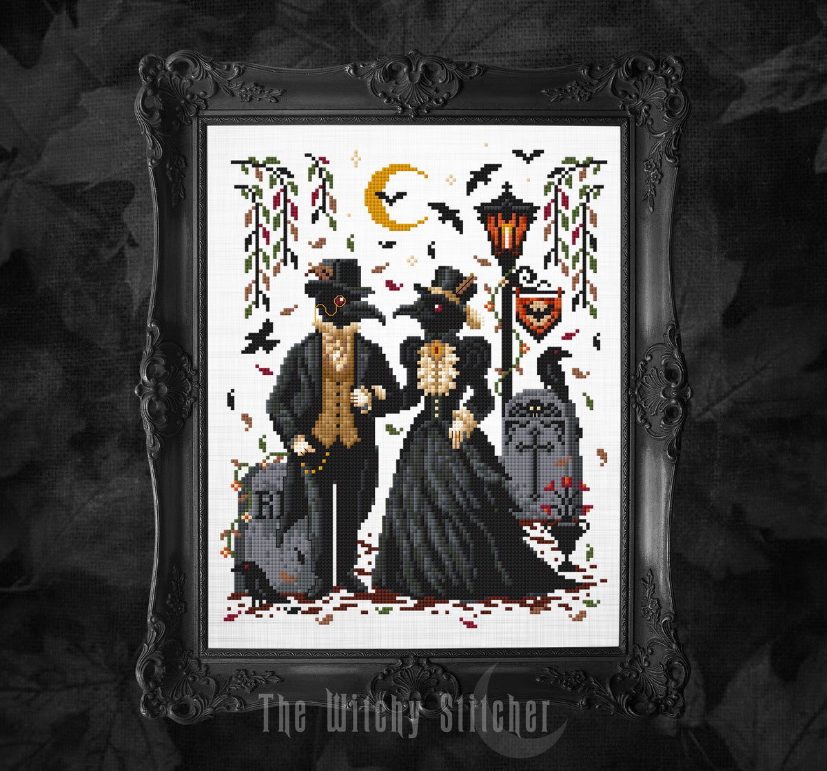 A Graveyard Wander - The Witchy Stitcher - Cross Stitch Pattern