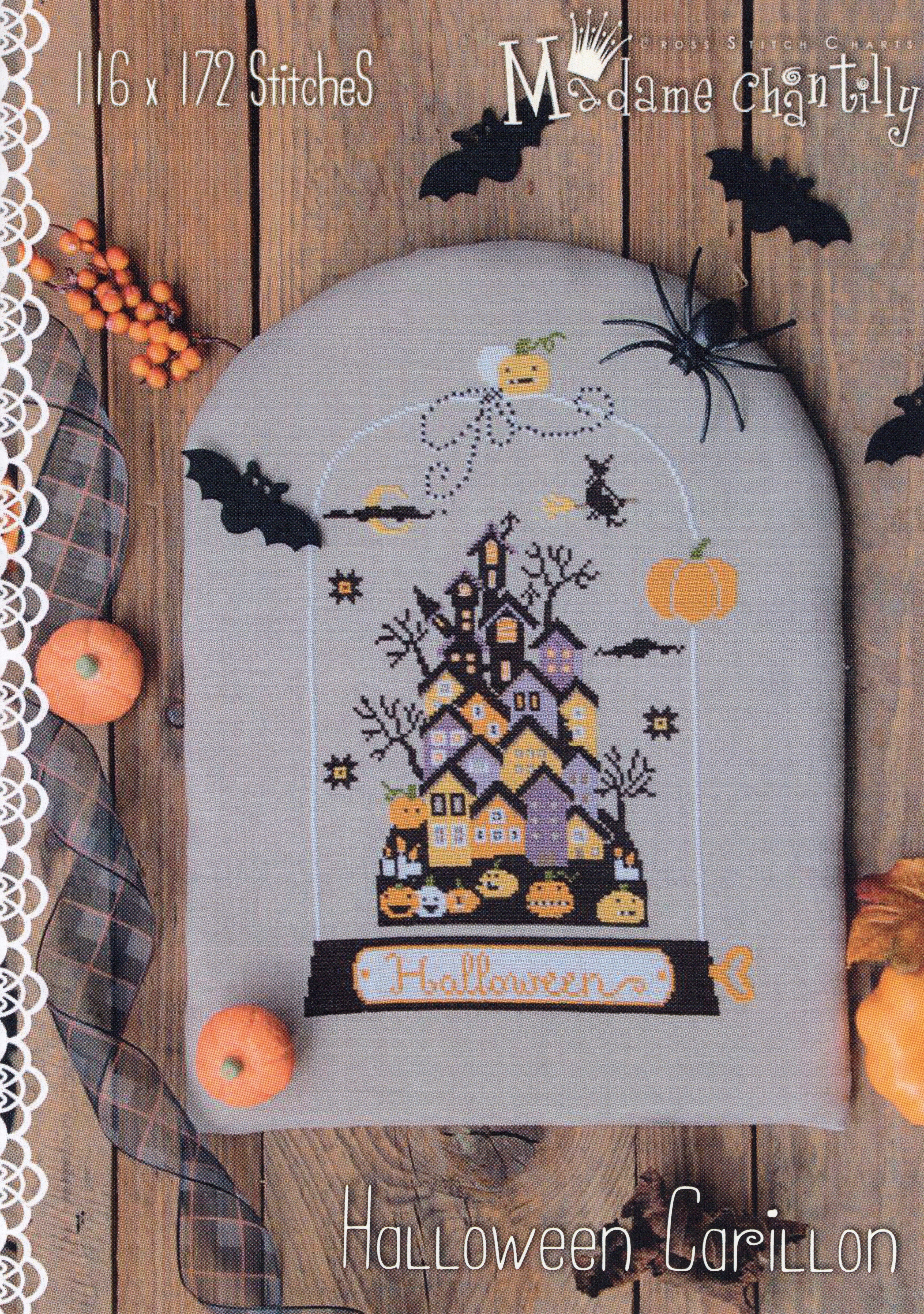Halloween Carillon - Madame Chantilly - Cross Stitch Pattern