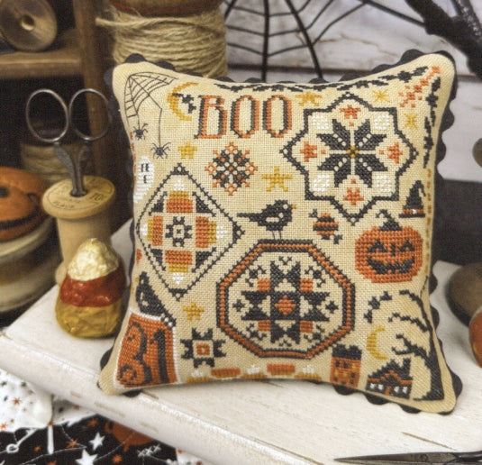 Halloween Quaker - Primrose Cottage Stitches - Cross Stitch Pattern