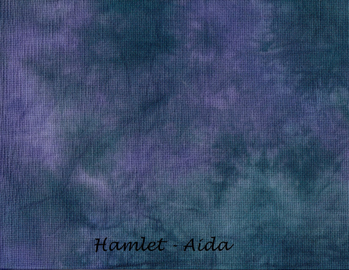 "Hamlet" Hand Dyed Cross Stitch Fabric - Under the Sea Fabrics