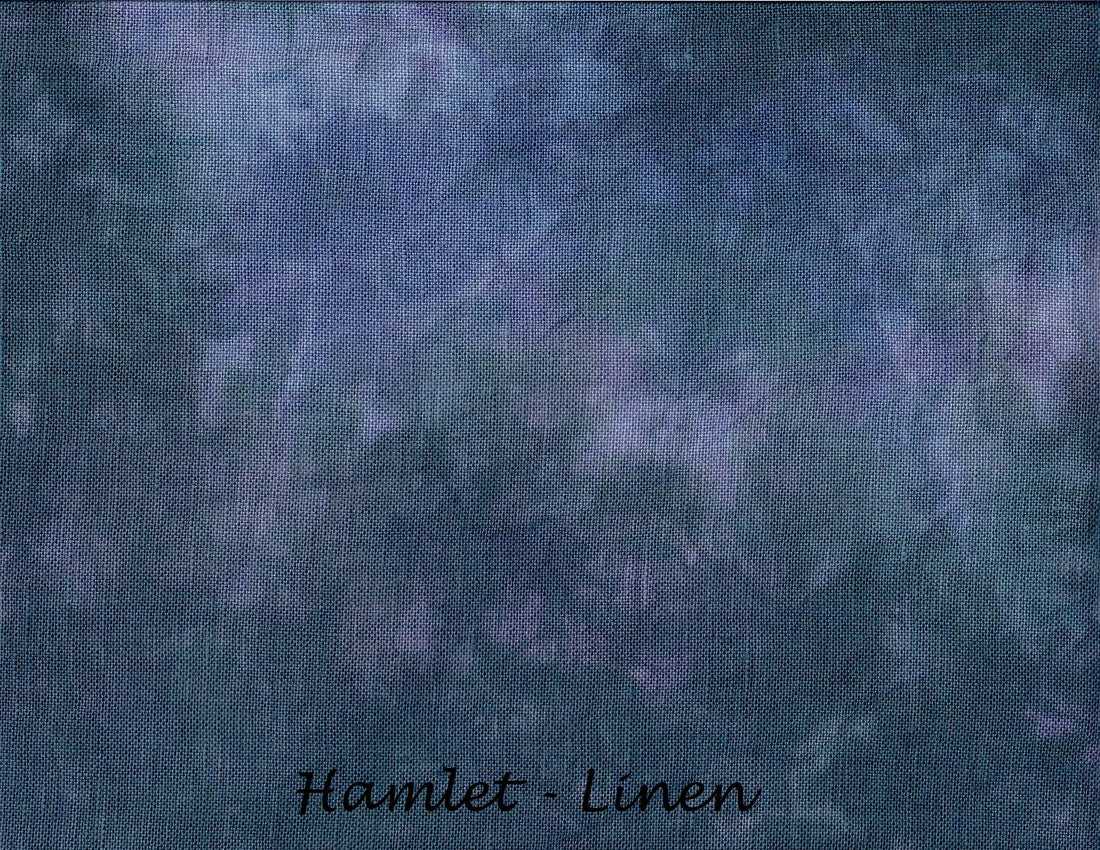 "Hamlet" Hand Dyed Cross Stitch Fabric - Under the Sea Fabrics