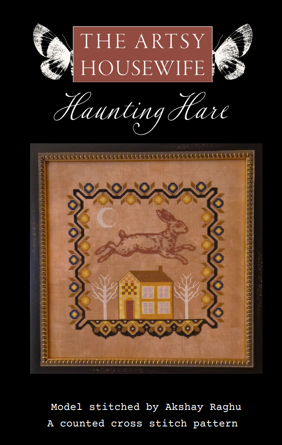 Haunting Hare - The Artsy Housewife - Cross Stitch Pattern [Needlework Marketplace 2026]