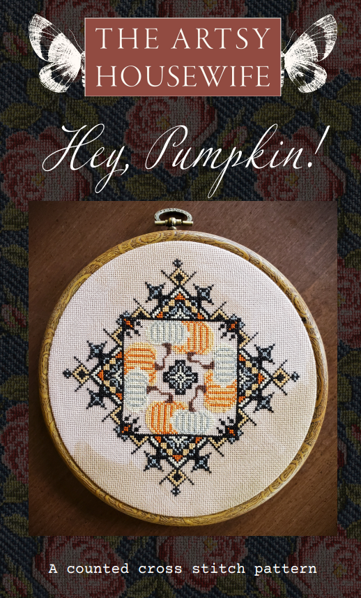Hey, Pumpkin! - The Artsy Housewife - Cross Stitch Pattern [Needlework Marketplace 2025]