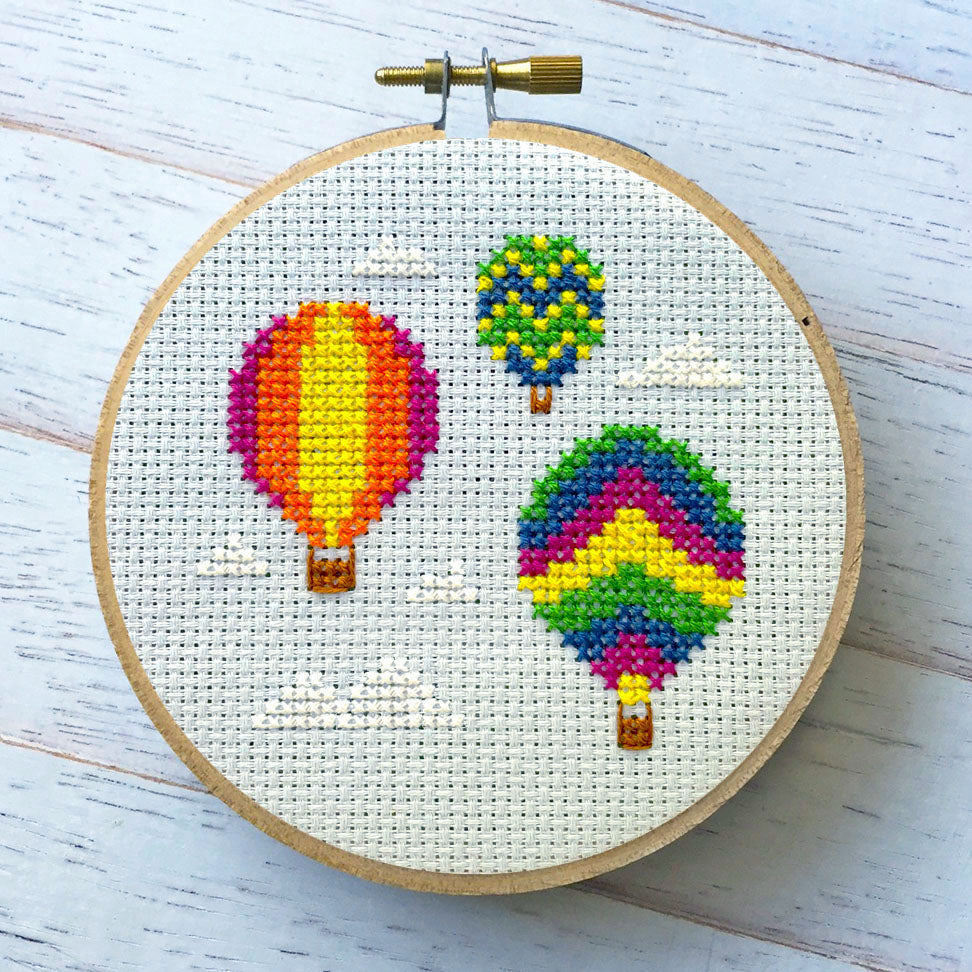 Hot Air - Spot Colors - Cross Stitch Kit