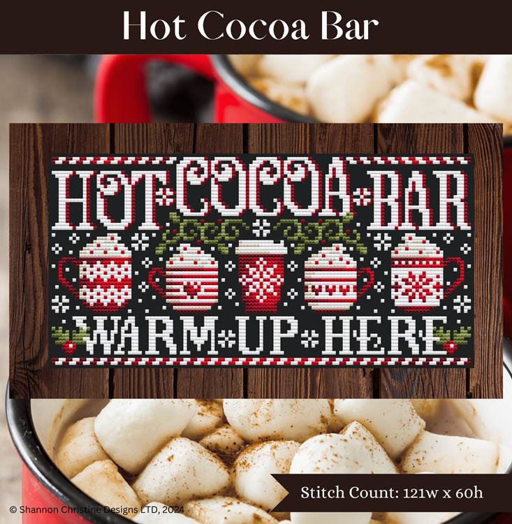 Hot Cocoa Bar - Shannon Christine Designs - Cross Stitch Pattern