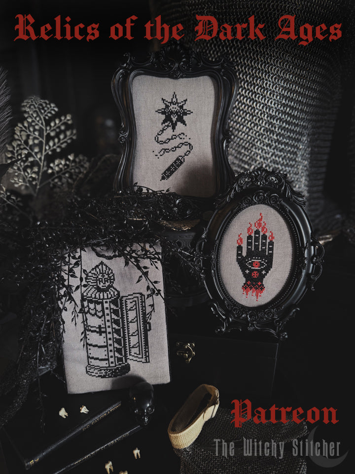 Relics of the Dark Ages - The Witchy Stitcher - Cross Stitch Pattern