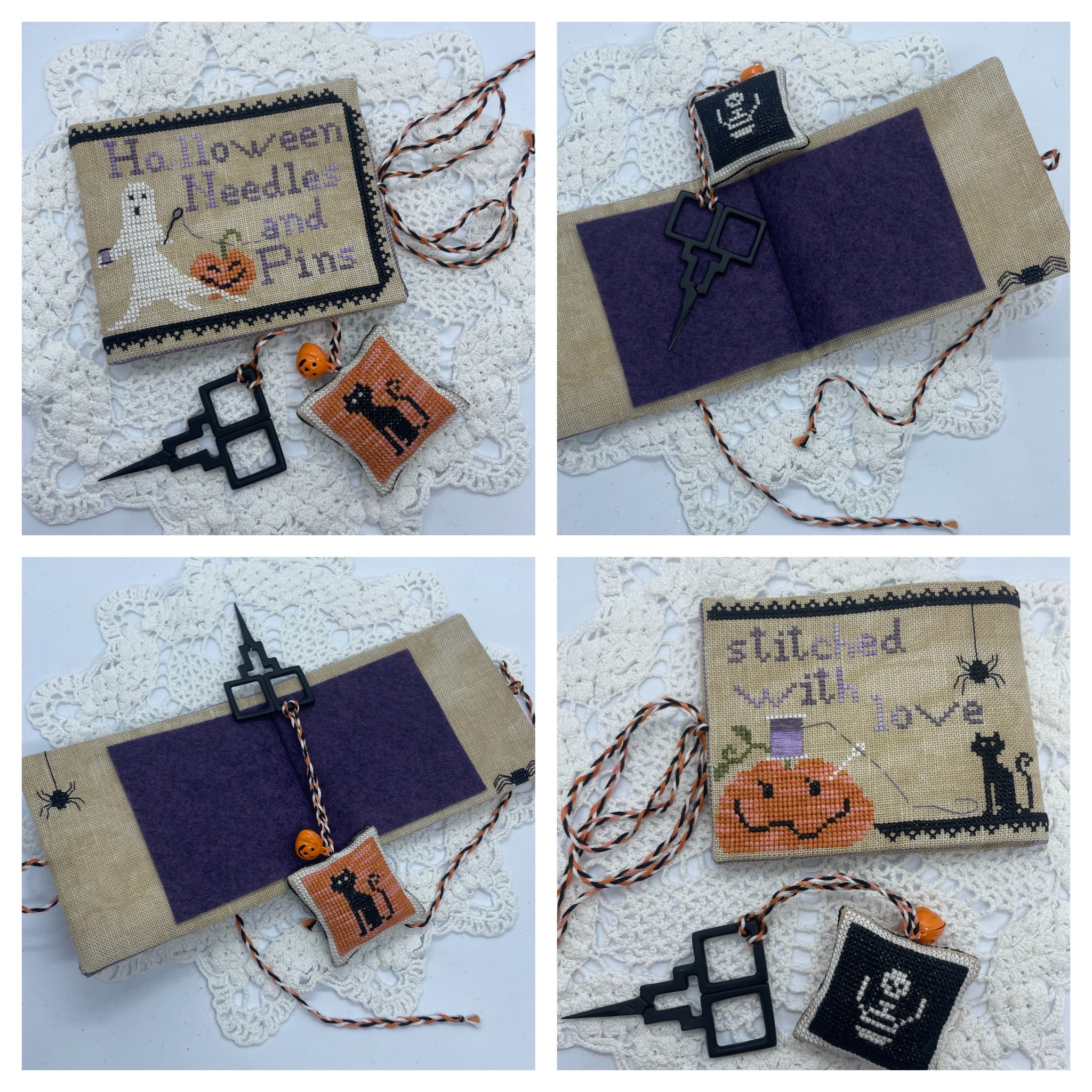 Halloween Needlebook - Romy's Creations - Cross Stitch Pattern