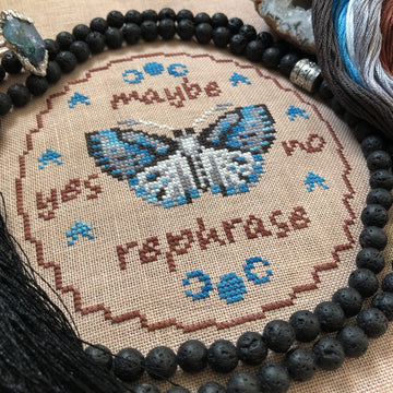 Pendulum Board - Bendy Stitchy Designs - Cross Stitch Pattern