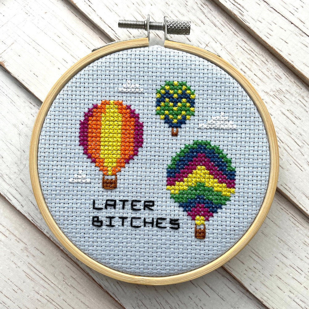 Hot Air - Spot Colors - Cross Stitch Kit