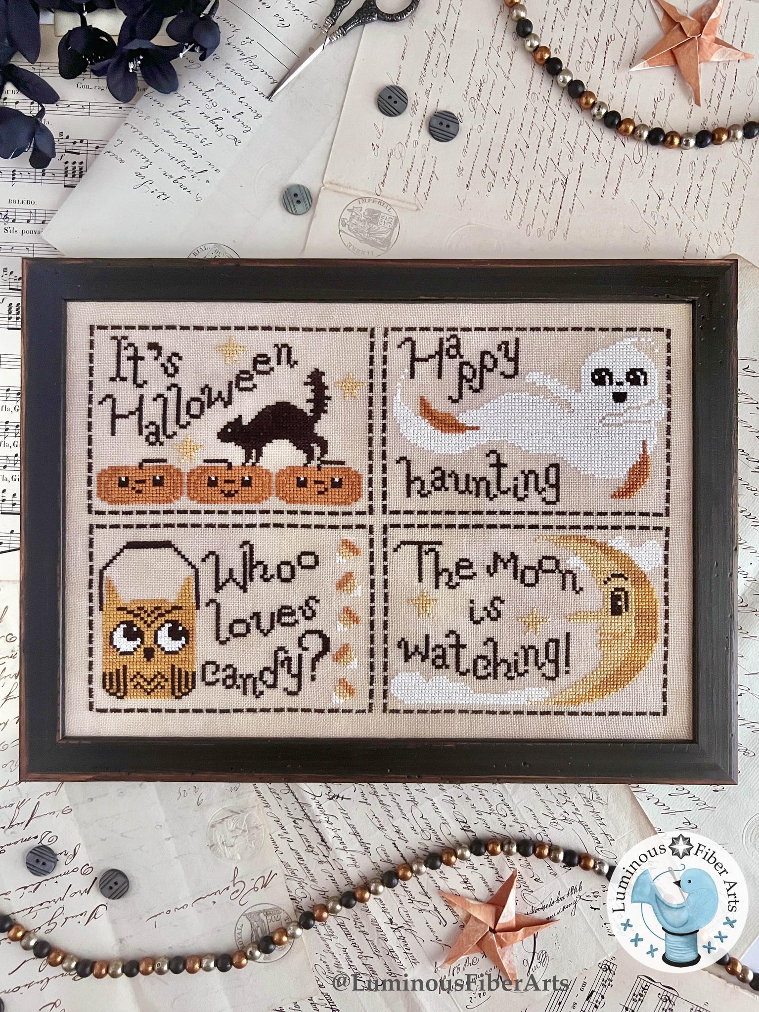 It's Halloween - Luminous Fiber Arts - Cross Stitch Pattern [Nashville 2026]