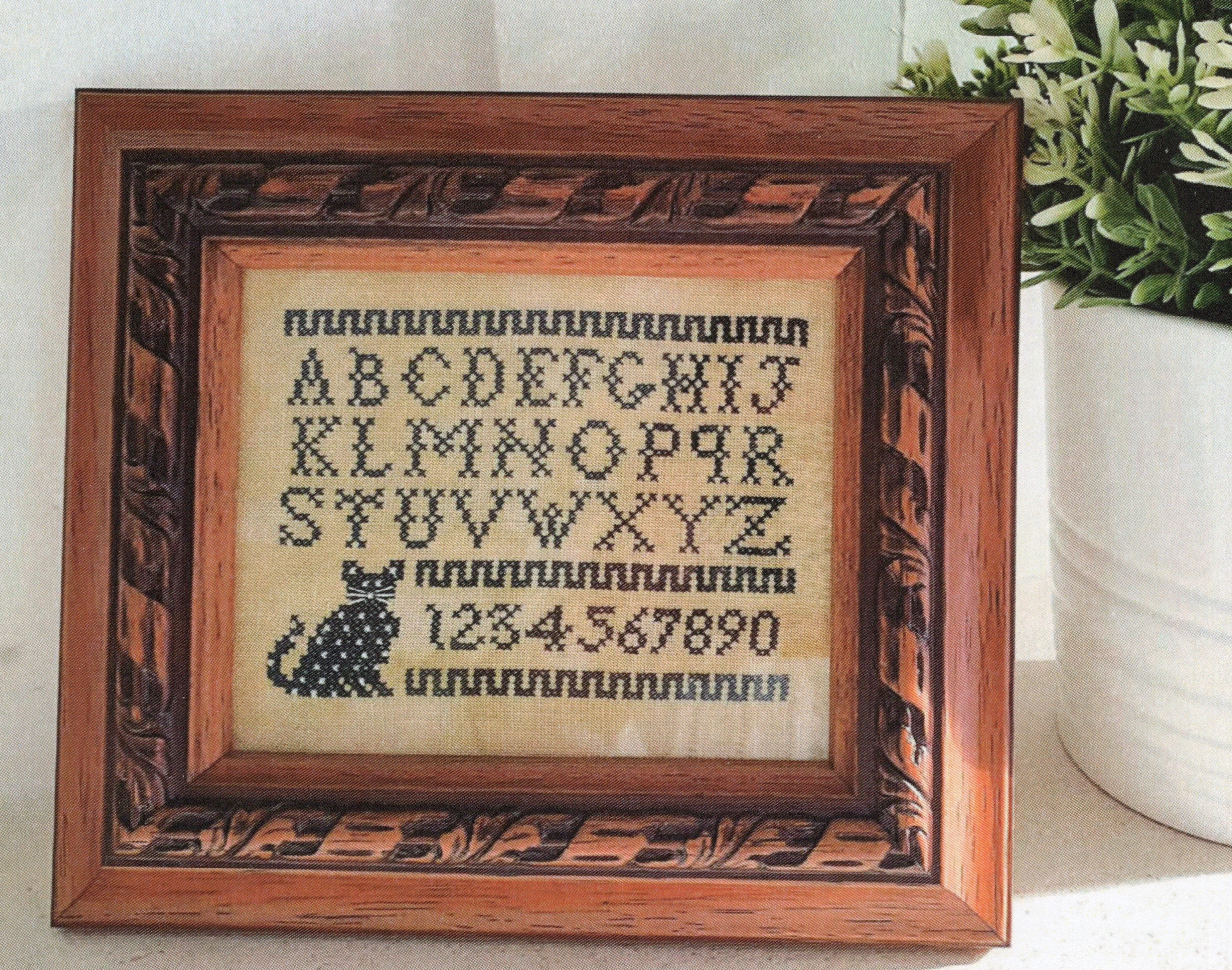 Itty Bitty Polka Dot Kitty Sampler - Cosford Rise Stitchery - Cross Stitch Pattern