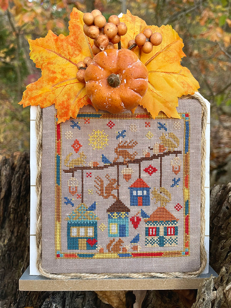 Fall Cottages - Jan Hicks Creates! - Cross Stitch Pattern