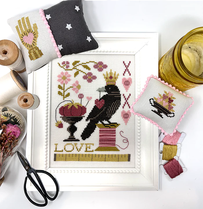 King of Hearts & Stitches - Tiny Modernist - Cross Stitch Pattern