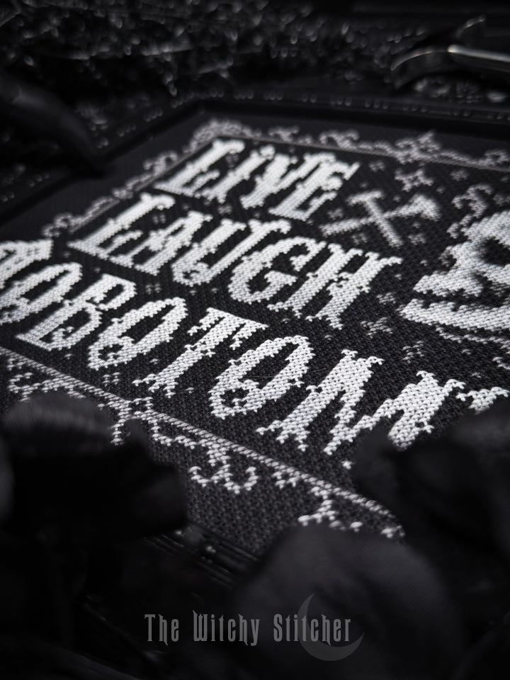 Live Laugh Lobotomy - The Witchy Stitcher - Cross Stitch Pattern