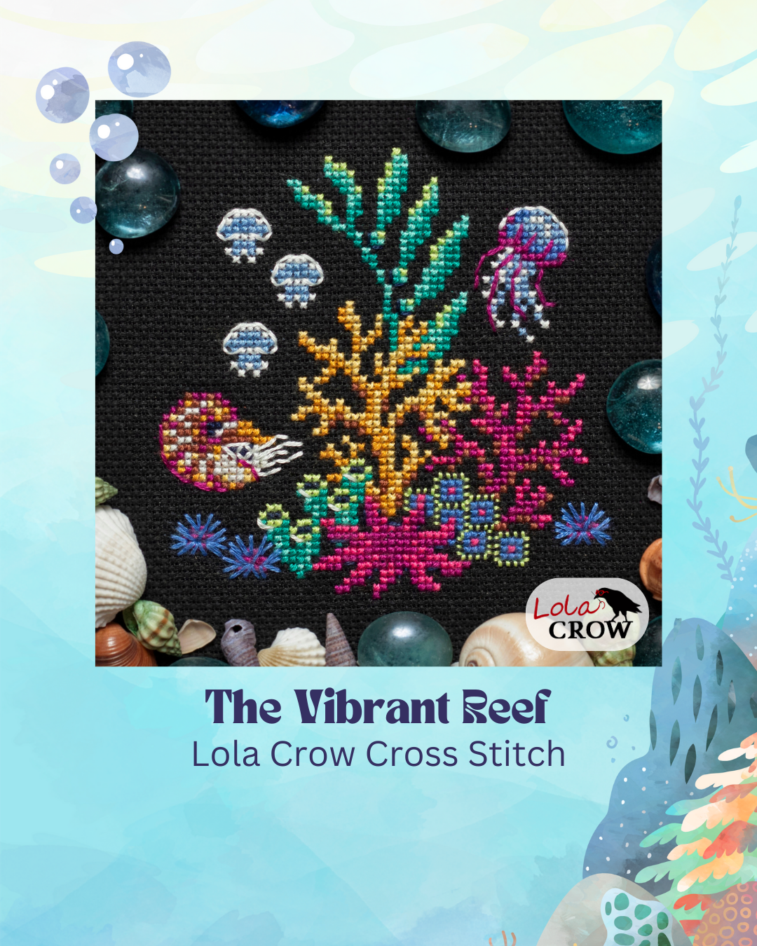 Spellbound Stitches Vol 4: Under The Sea - Cross Stitch Pattern [Needlework Marketplace 2025]