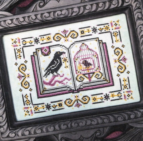 Book of Lost Keys - Haunted Frames - Cross Stitch Pattern