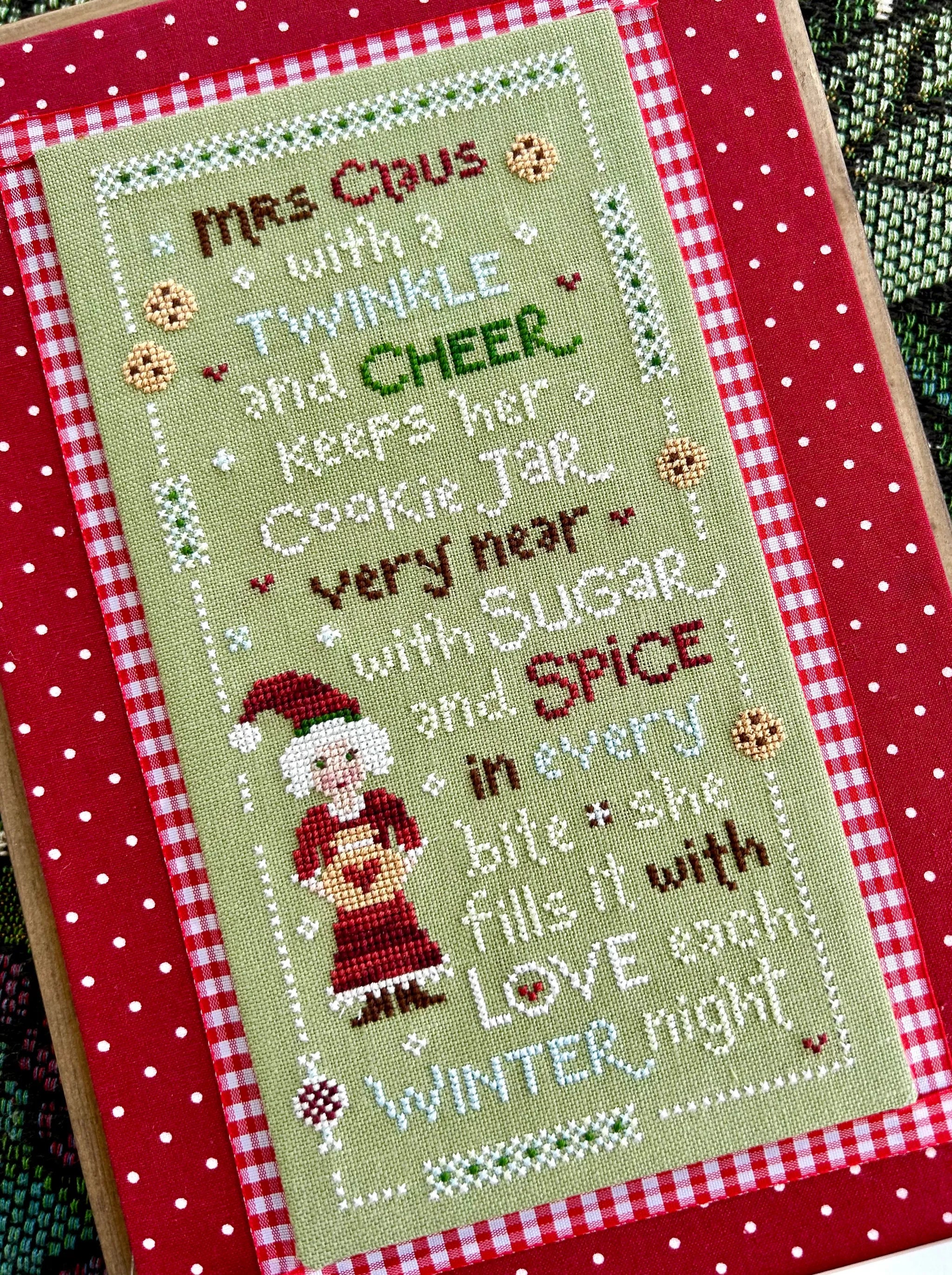 Mrs. Claus’s Cookies - Sweet Wing Studio - Cross Stitch Pattern [Needlework Marketplace 2025]