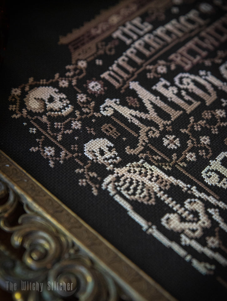 The Difference Between Medicine & Poison - The Witchy Stitcher - Cross Stitch Pattern