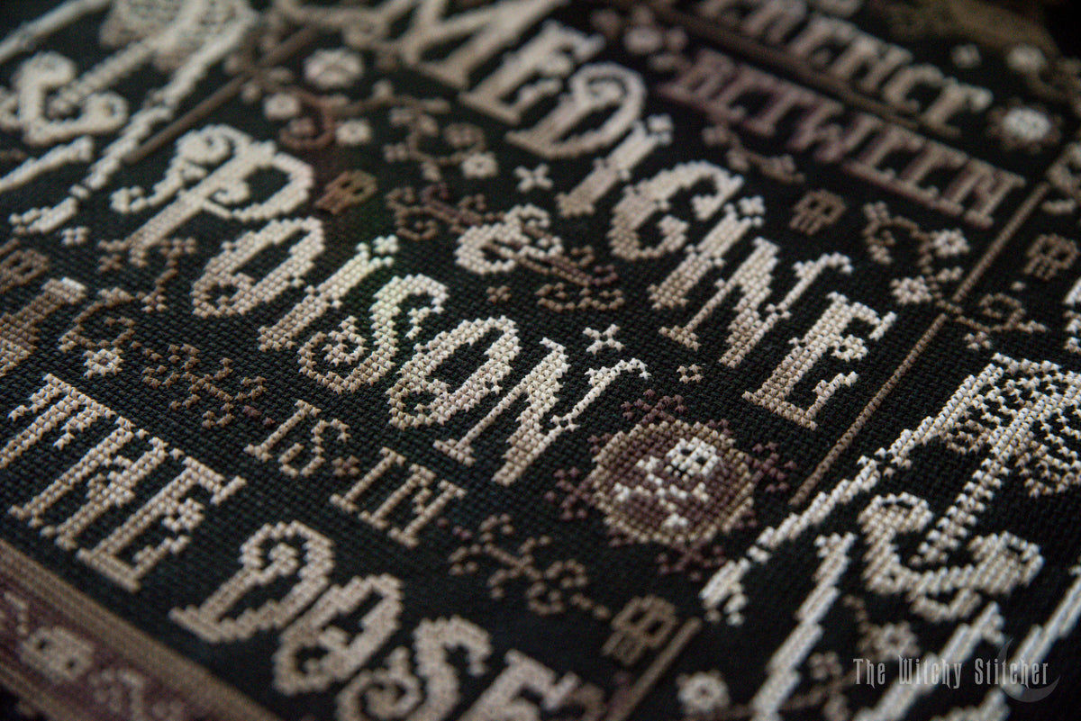 The Difference Between Medicine & Poison - The Witchy Stitcher - Cross Stitch Pattern
