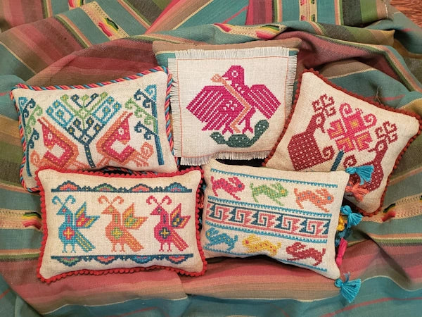 Mexican Menagerie: Earth Tones - Siren Stitchworks - Cross Stitch Pattern