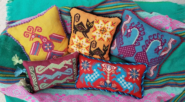 Mexican Menagerie: Jewel Tones - Siren Stitchworks - Cross Stitch Pattern