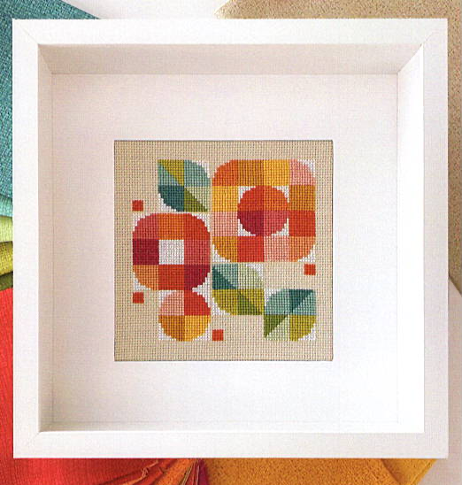 Mod Bloom Box - Robin Pickens Inc - Cross Stitch Pattern