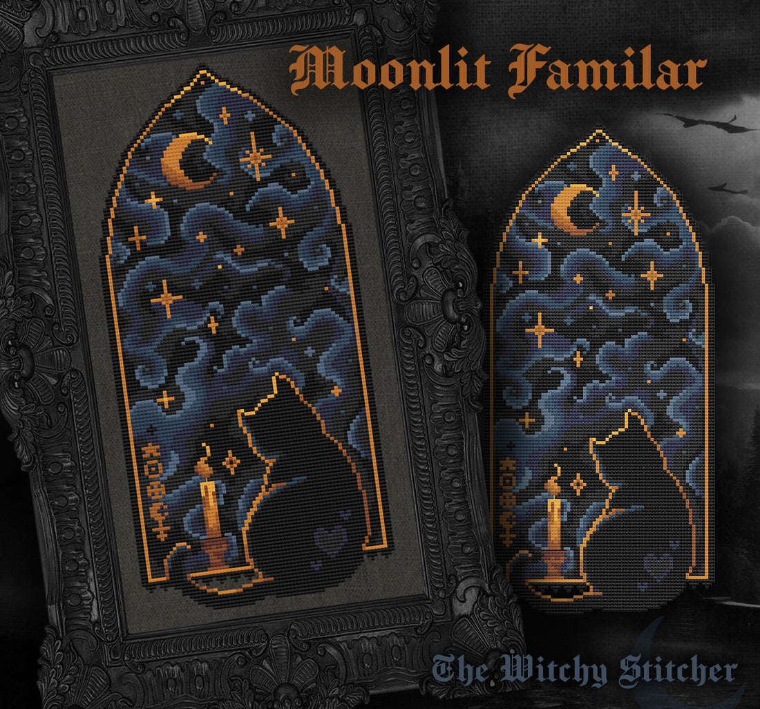 Moonlit Familiar - The Witchy Stitcher - Cross Stitch Pattern
