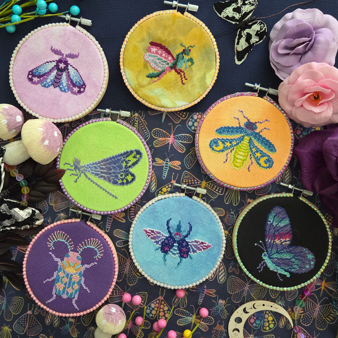 Celestial Bugs Zine - BAD Stitch - Cross Stitch Pattern [Needlework Marketplace 2026]