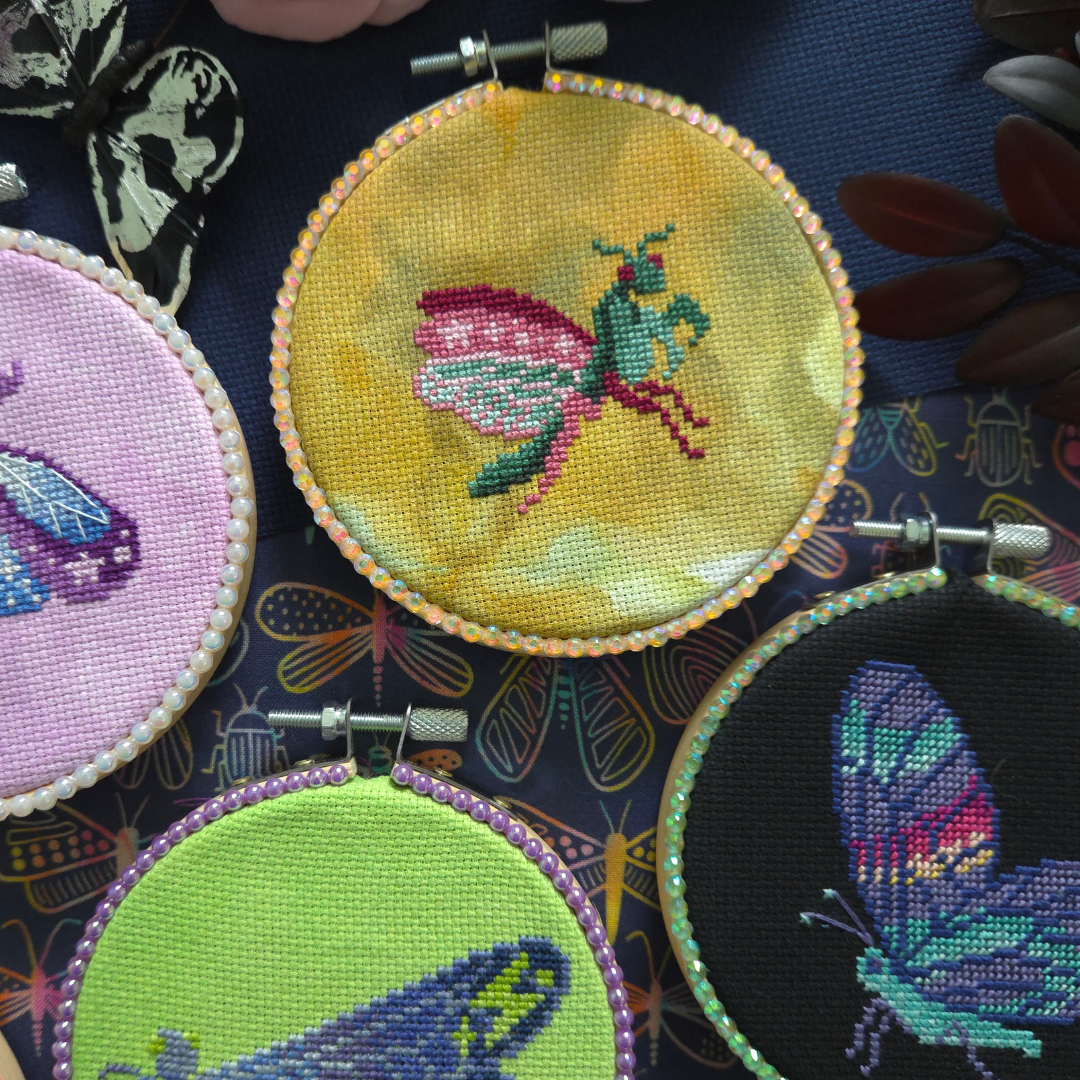 Celestial Bugs Zine - BAD Stitch - Cross Stitch Pattern [Needlework Marketplace 2026]