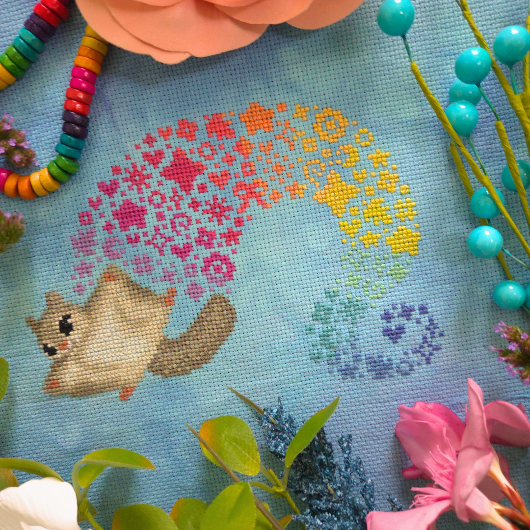 Flying Squirrel - BAD Stitch - Cross Stitch Pattern [Needlework Marketplace 2026]