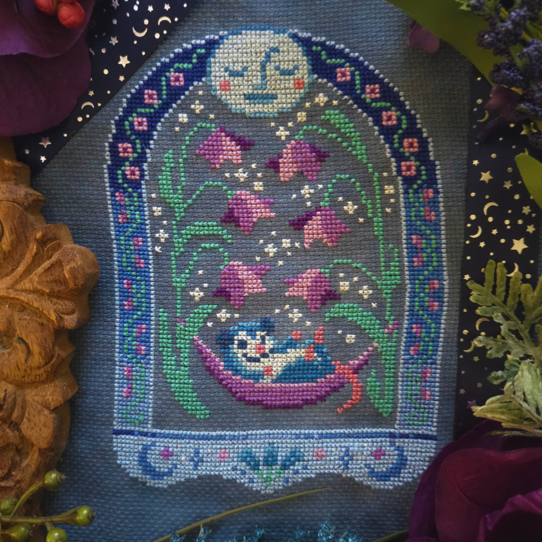 Night Blooms - BAD Stitch - Cross Stitch Pattern [Needlework Marketplace 2026]