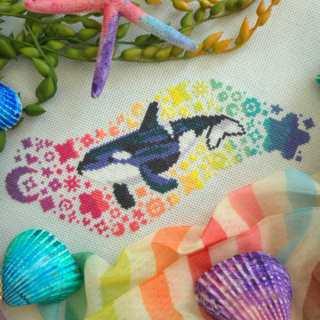 Rainbow Current - BAD Stitch - Cross Stitch Pattern [Needlework Marketplace 2026]