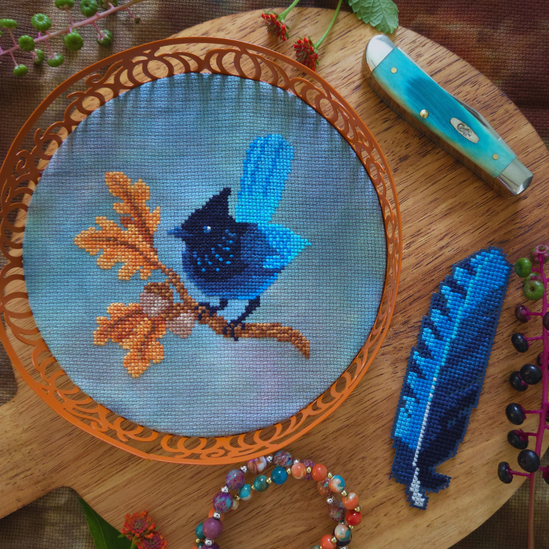 Steller's Jay - BAD Stitch - Cross Stitch Pattern [Needlework Marketplace 2026]