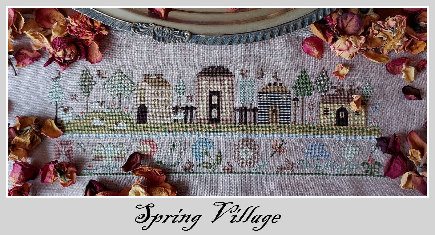 Spring Village - Nikyscreations - Cross Stitch Pattern