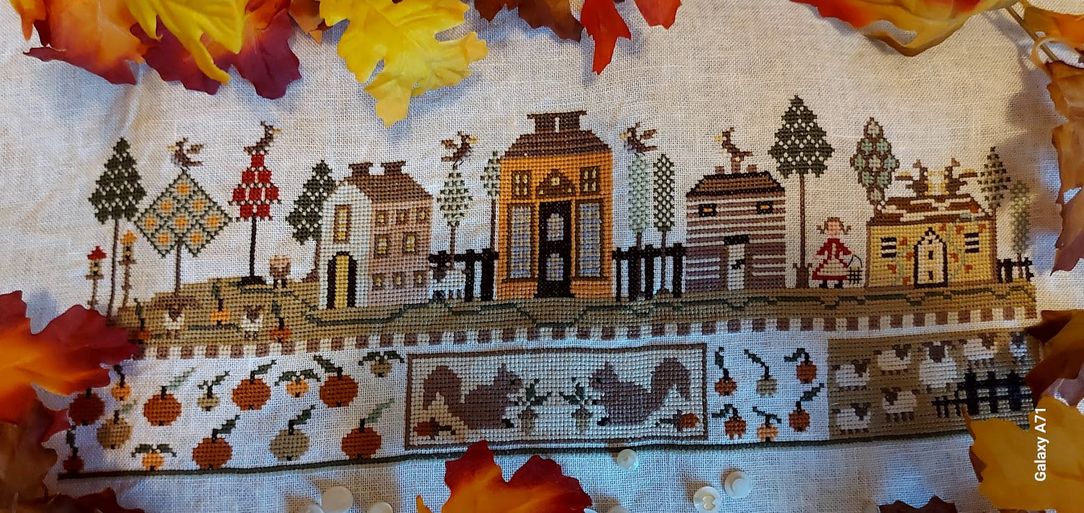 Autumn Village - Nikyscreations - Cross Stitch Pattern