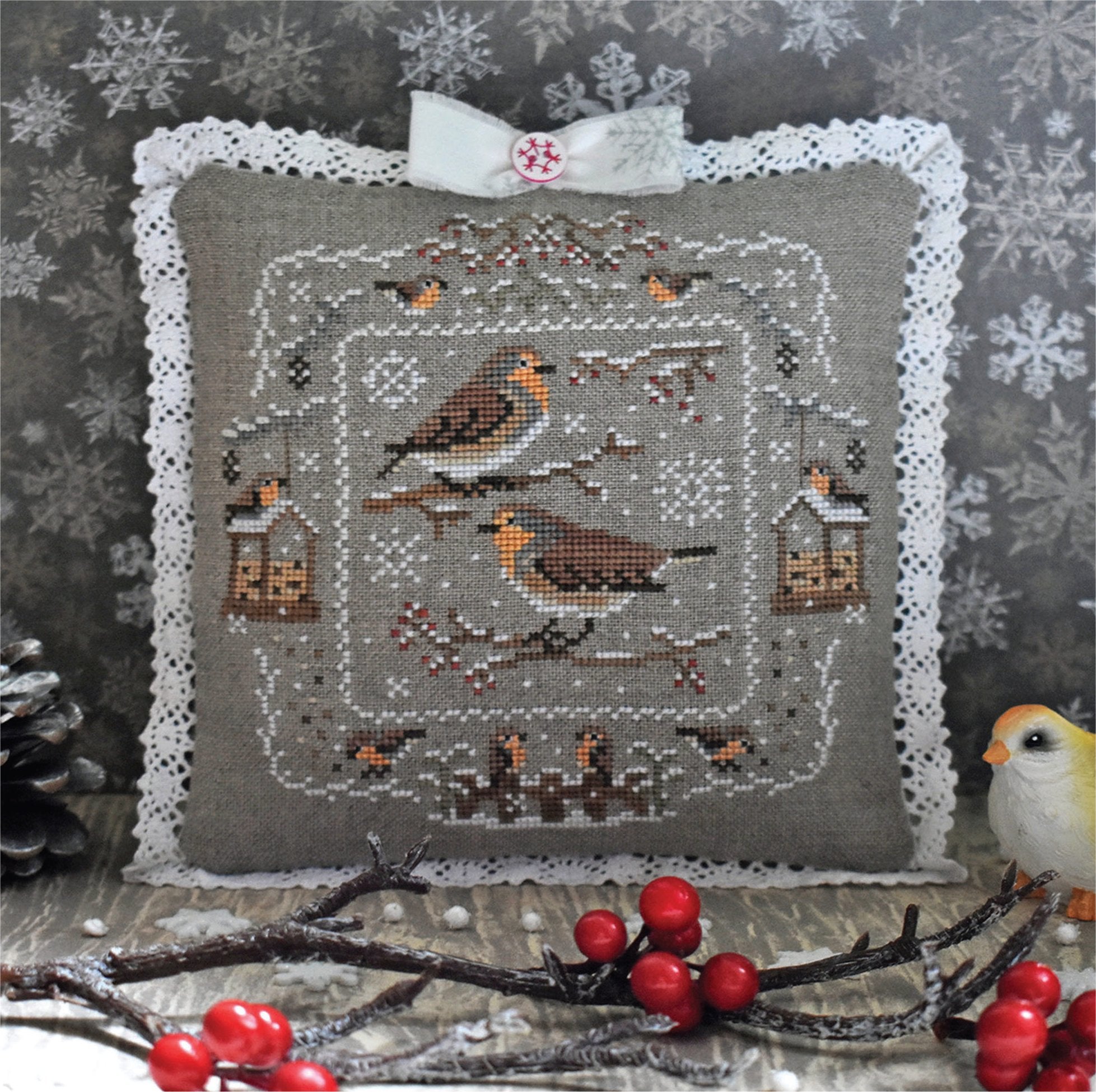 Robins in Winter - Stitchy Princess - Cross Stitch Pattern [Nashville 2026]