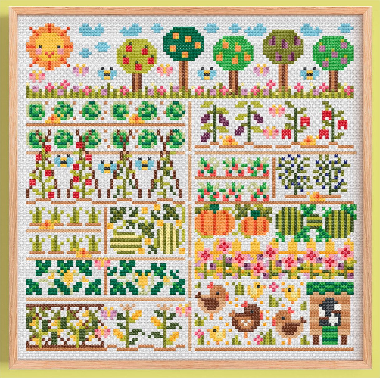 Vegetable Patch - Una Buena Pieza - Cross Stitch Pattern [Nashville 2026]