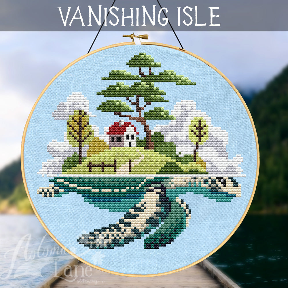 The Vanishing Isle - Autumn Lane Stitchery - Cross Stitch Pattern