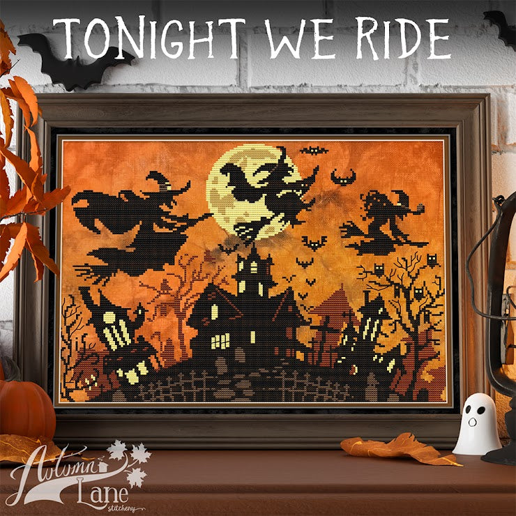 Tonight We Ride - Autumn Lane Stitchery - Cross Stitch Pattern [Nashville 2024 Exclusive]