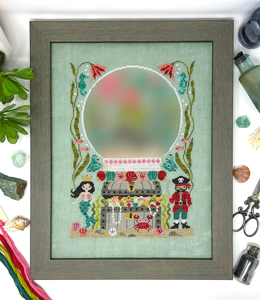 Ocean Pearl (2023 Summer Stitch-A-Long #2) - Tiny Modernist - Cross Stitch Pattern