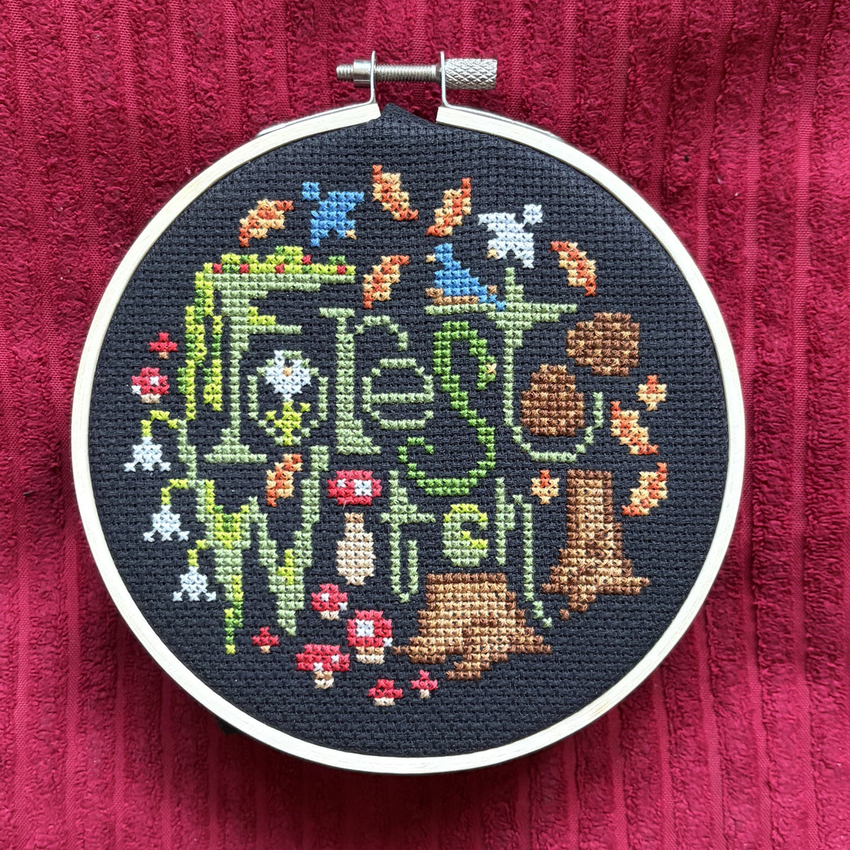 Forest Witch - The Cozy DH Stitchery - Cross Stitch Pattern