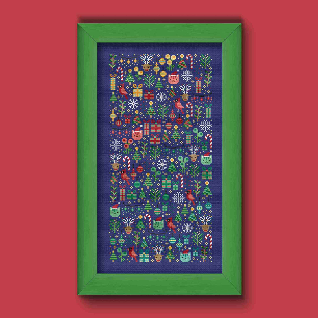 Christmas Garden - Una Buena Pieza - Cross Stitch Pattern